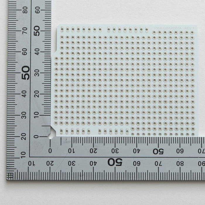 写真：For Arduino Duemilanove（白色）（UB-ARD01WH）：部品面