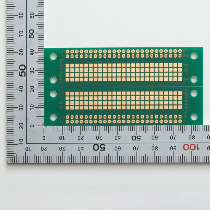 写真：SMTコネクタ変換用基板（0.5mmピッチ／50ピン）（CK-4）：はんだ面