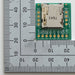 写真：メモリーカード変換用基板（MicroSDメモリーカード）（CK-40）：コネクタ実装面
