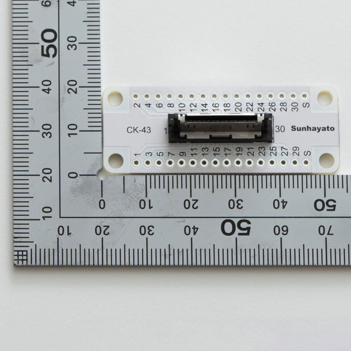 写真：※在庫限り※30ピンDockコネクタ変換基板（CK-43）：コネクタ実装面