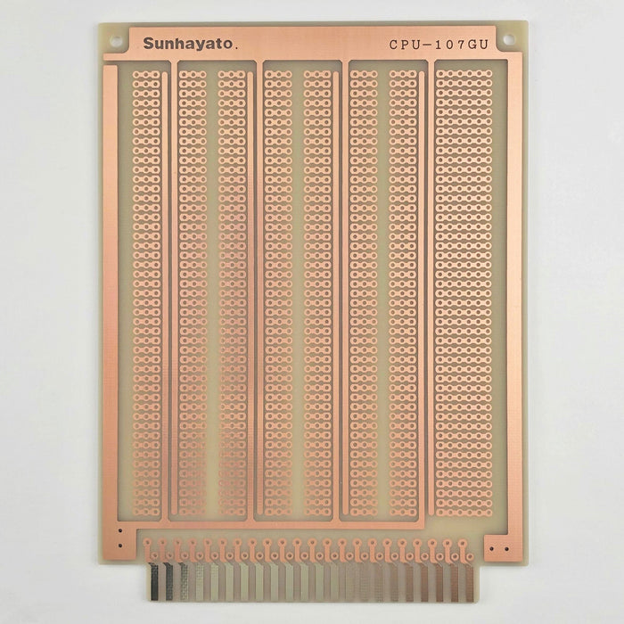 写真：端子付きユニバーサル基板（ガラスコンポジット両面／115×155×1.6t）（CPU-107GU）：本体外観