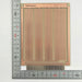 写真：端子付きユニバーサル基板（ガラスコンポジット両面／115×155×1.6t）（CPU-107GU）：はんだ面