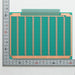 写真：※販売終了※端子付きユニバーサル基板（グリーンエポキシ両面／150×185×1.6t）（CPU-108G）：部品面