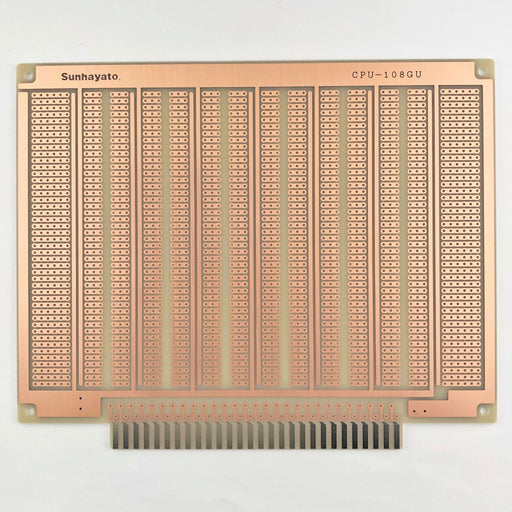 写真：端子付きユニバーサル基板（ガラスコンポジット両面／150×185×1.6t）（CPU-108GU）：本体外観