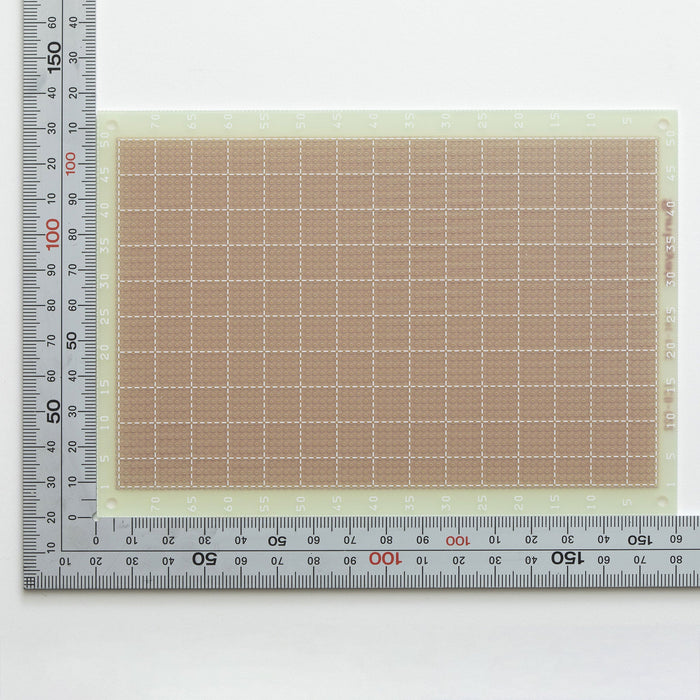 写真：2mmピッチ基板（ガラスエポキシ片面／115×160×1.6t）（ICB-022）：部品面