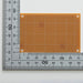 写真：小型ユニバーサル基板（紙フェノール片面／47×72×1.6t）（ICB-288）：部品面