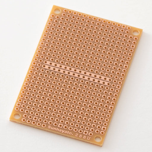 写真：小型ユニバーサル基板（紙フェノール片面／47×72×1.6t）（ICB-288U）：本体外観