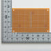 写真：小型ユニバーサル基板（紙フェノール片面／47×72×1.6t）（ICB-288U）：部品面