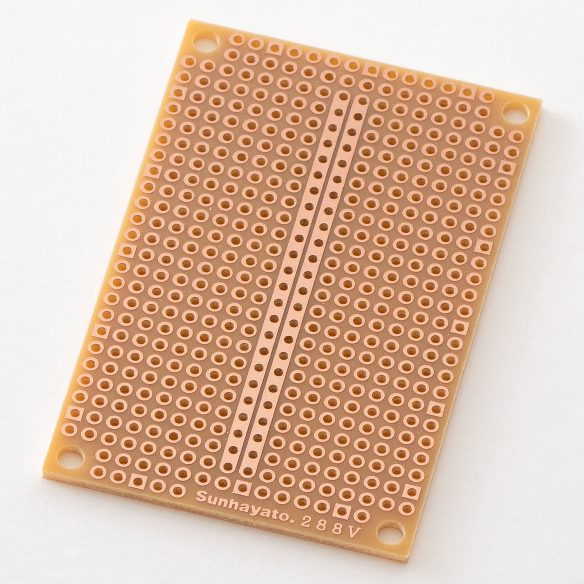 小型ユニバーサル基板（紙フェノール片面／47×72×1.6t）（ICB-288V）