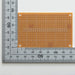 写真：小型ユニバーサル基板（紙フェノール片面／47×72×1.6t）（ICB-288V）：部品面