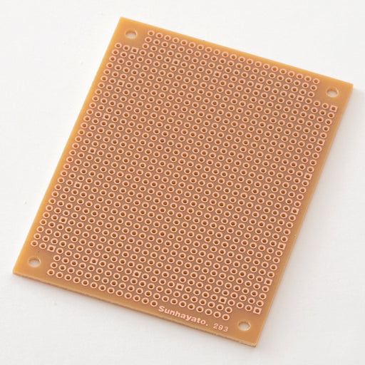 写真：小型ユニバーサル基板（紙フェノール片面／72×95×1.6t）（ICB-293）：本体外観