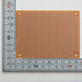 写真：小型ユニバーサル基板（紙フェノール片面／72×95×1.6t）（ICB-293）：はんだ面