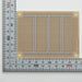 写真：小型ユニバーサル基板（ガラスコンポジット片面／72×95×1.2t）（ICB-293GU）：部品面