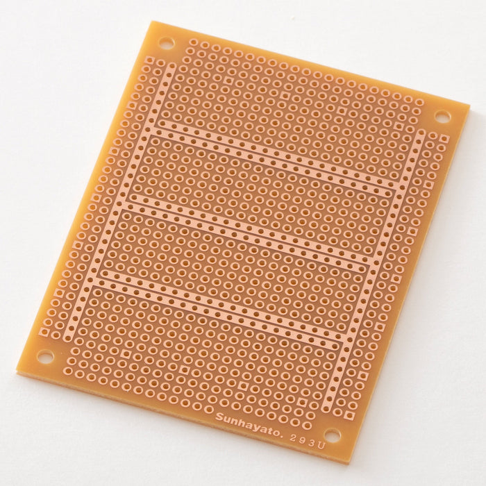 写真：小型ユニバーサル基板（紙フェノール片面／72×95×1.6t）（ICB-293U）：本体外観