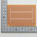 写真：小型ユニバーサル基板（紙フェノール片面／72×95×1.6t）（ICB-293V）：はんだ面