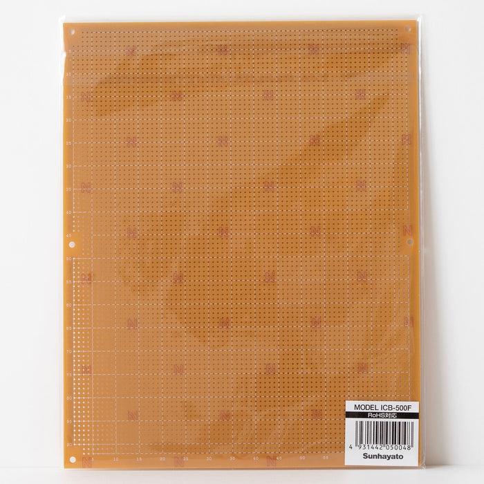 写真：ユニバーサル基板（紙フェノール片面／195×245×1.6t）（ICB-500F）：商品外観