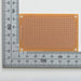 写真：小型ユニバーサル基板（紙フェノール片面／47×72×1.6t）（ICB-88）：はんだ面