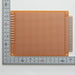 写真：端子付きユニバーサル基板（紙フェノール両面／115×155×1.6t）（ICB-95R）：はんだ面