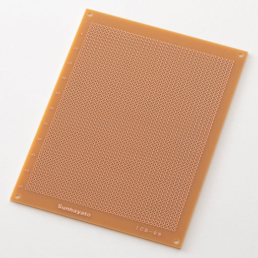 写真：ユニバーサル基板（紙フェノール片面／115×160×1.6t）（ICB-96）：本体外観