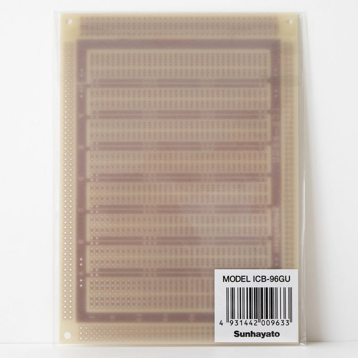 写真：ユニバーサル基板（ガラスコンポジット片面／115×160×1.2t）（ICB-96GU）：商品外観