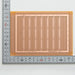 写真：ユニバーサル基板（紙フェノール片面／115×160×1.6t）（ICB-96PU）：はんだ面