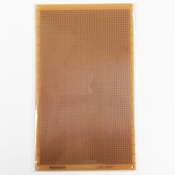 写真：ユニバーサル基板（紙フェノール片面／137×232×1.6t）（ICB-98F）：商品外観