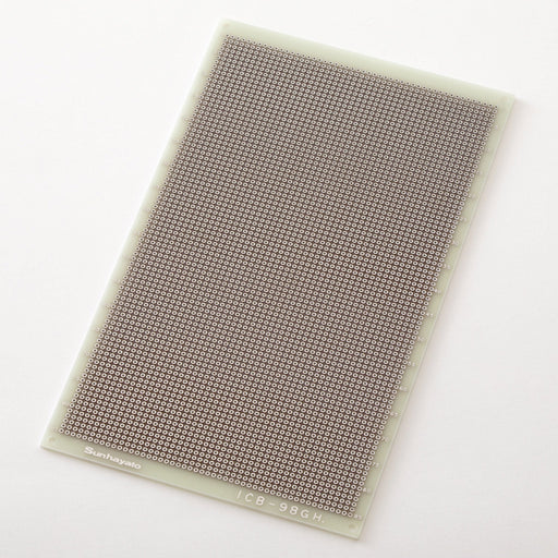 写真：ユニバーサル基板（ガラスエポキシ両面／137×232×1.6t）（ICB-98GH）：本体外観