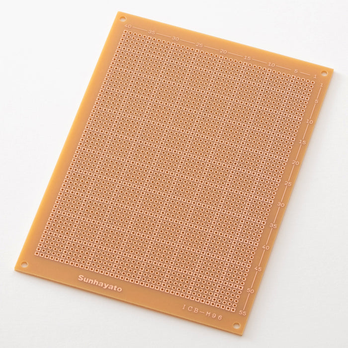写真：ユニバーサル基板（紙フェノール片面／160×115×1.6t）（ICB-M96）：本体外観
