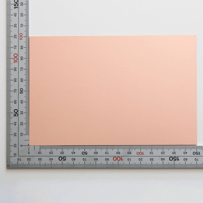 写真：銅張積層基板（カット基板）（紙フェノール片面／100×150×1.6t）（No.12）：銅箔面