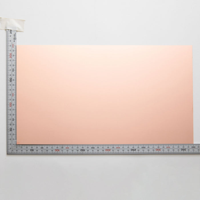 写真：銅張積層基板（カット基板）（紙フェノール片面／200×350×1.6t）（No.19）：銅箔面