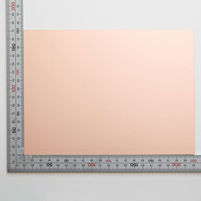 写真：銅張積層基板（カット基板）（ガラスエポキシ片面／150×200×1.6t）（No.34）：銅箔面
