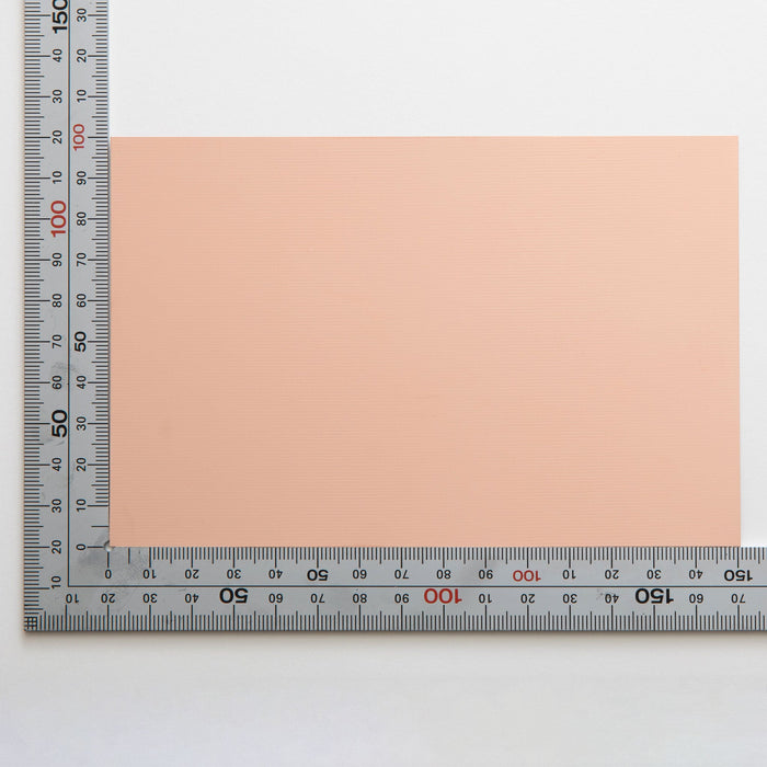 写真：銅張積層基板（カット基板）（ガラスコンポジット片面／100×150×1.0t）（No.E43）：銅箔面