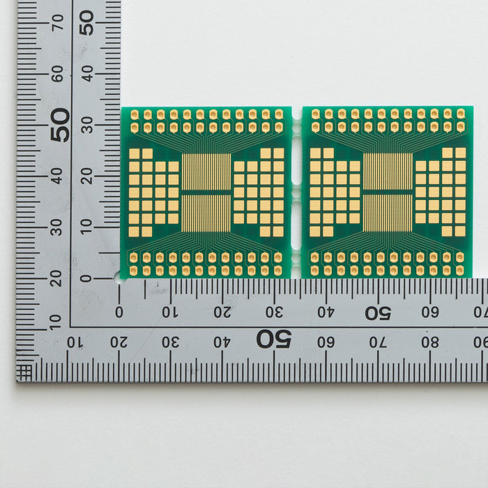 写真：SOP IC変換基板（0.4mmピッチ／Max.48ピン）（SSP-41）：部品面