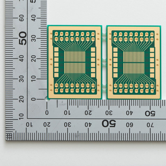 写真：SOP IC変換基板（0.65mmピッチ／Max.32ピン）（SSP-61）：部品面