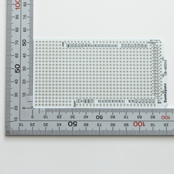 写真：For Arduino MEGA（白色）（UB-ARD02WH）：はんだ面