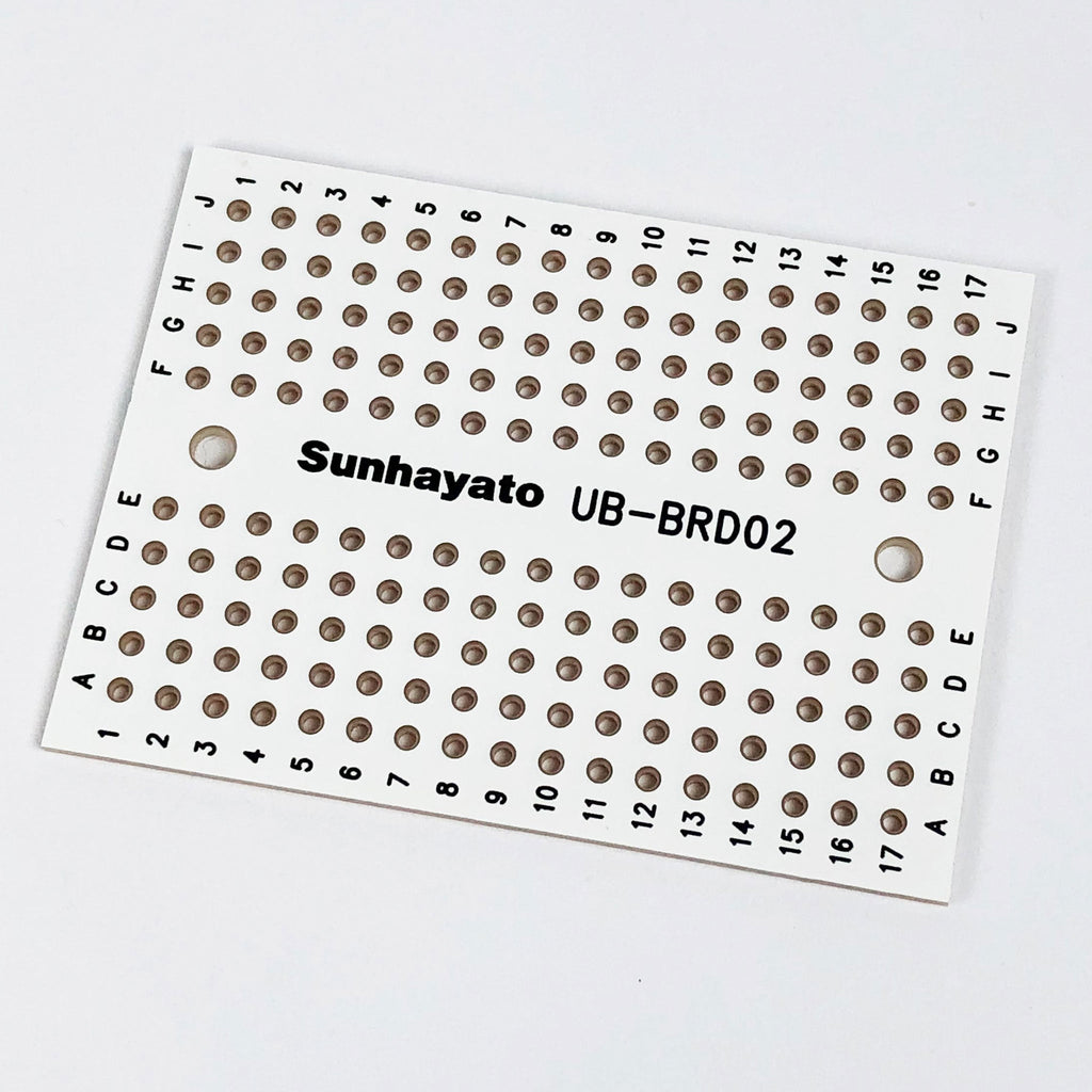 ミニ・ブレッドボード互換ユニバーサル基板（UB-BRD02） — サンハヤト