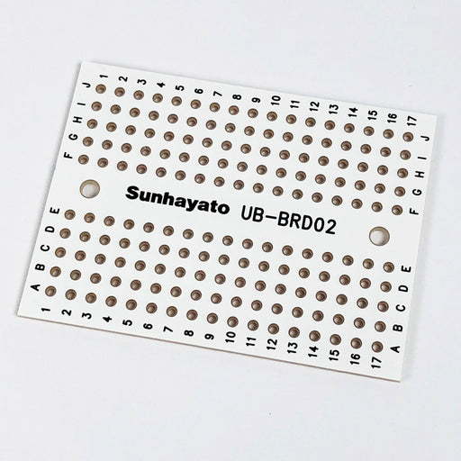 写真：ミニ・ブレッドボード互換ユニバーサル基板（UB-BRD02）：本体外観